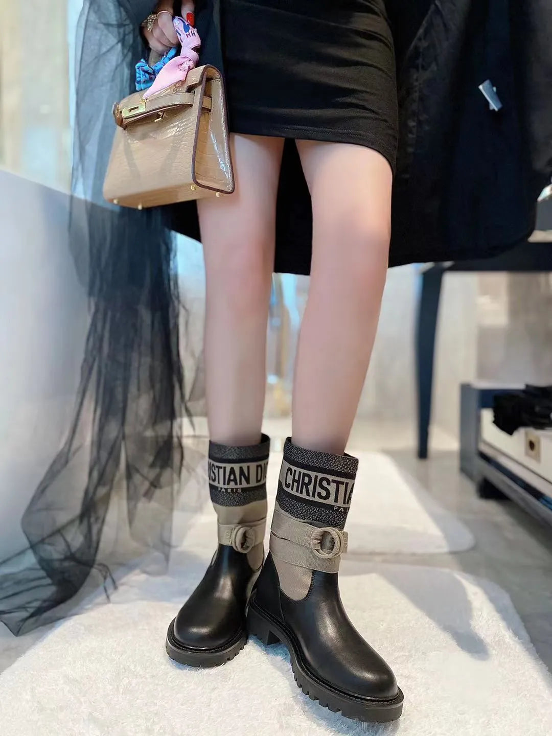 Women Short Boots 3cm Heels L197457
