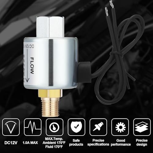 12 Volt LPG Propane Solenoid Valve 1/4" NPT 180 Degree Stainless Steel M94605