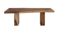 86" x 30" Light Brown Wood Handmade Dining Table M8821