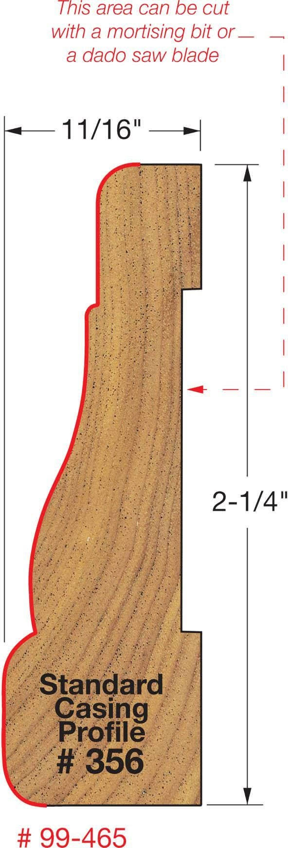 1-5/8x22 Casing Router Bit F9258