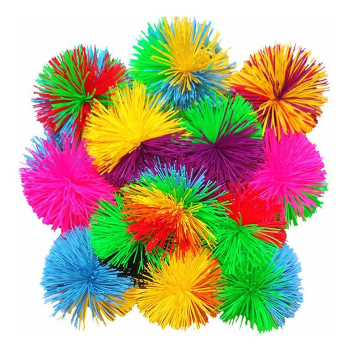 12pcs Silicone Stringy Balls Sensory Splat Balls A84730