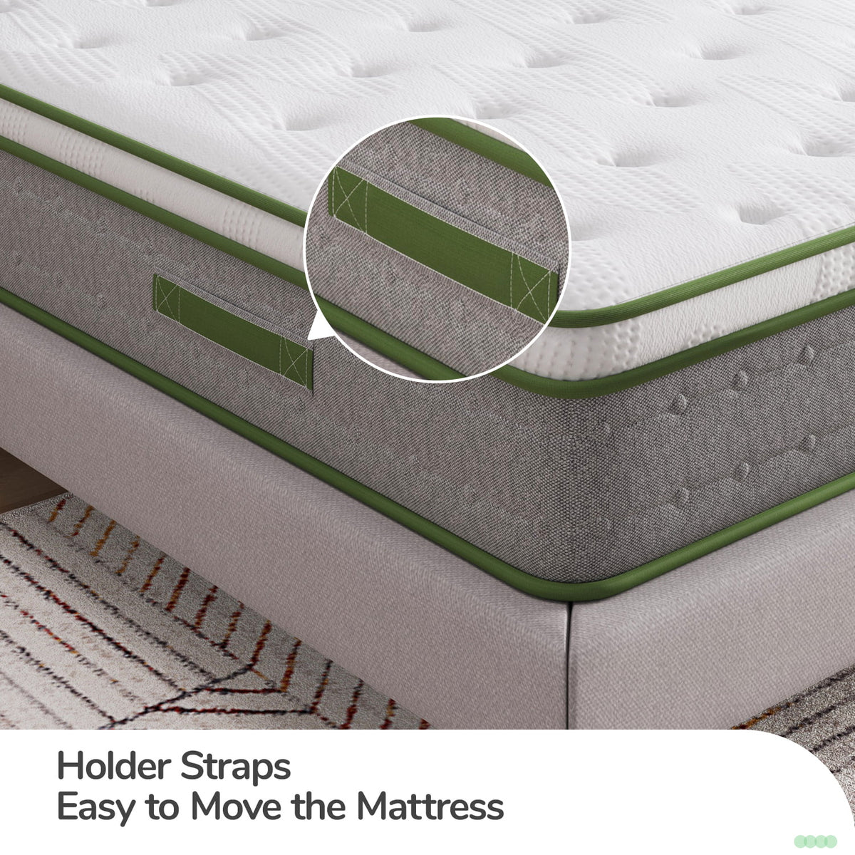 10 inch Memory Foam Hybrid Pocket Spring Mattress King O19418