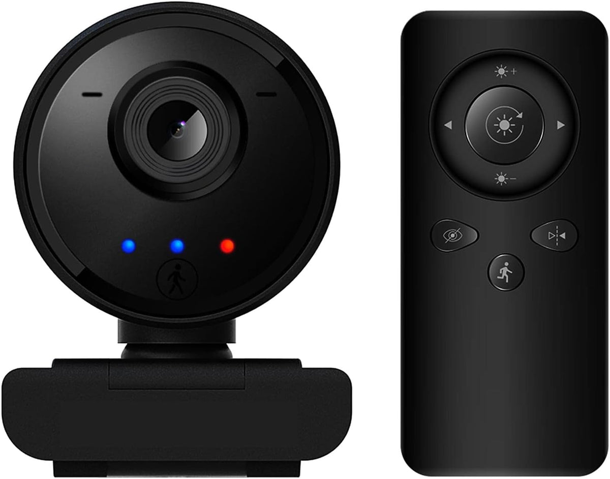1080P HD USB Webcam with Microphone, Remote Control, Auto Tracking, Pack of 2 P2694