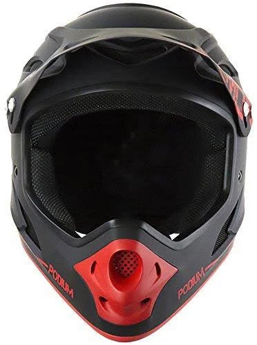 Full Face Helmet Black/Red SM C782776