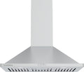 30 inch 450 CFM Chimney-Style Wall Mount Range Hood with Stainless Steel Baffle Filters A2003