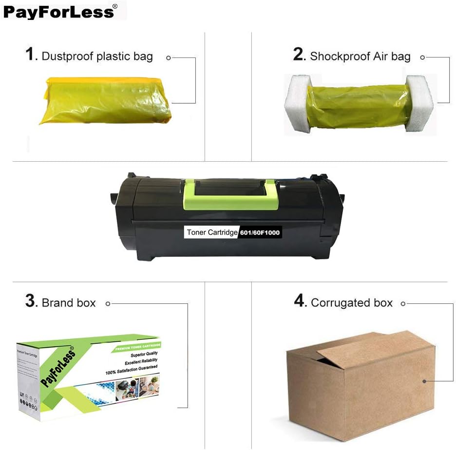 Compatible Toner Cartridge for Lexmark MX310dn MX410de MX510de MX511dte MX610dw MX611de Q246