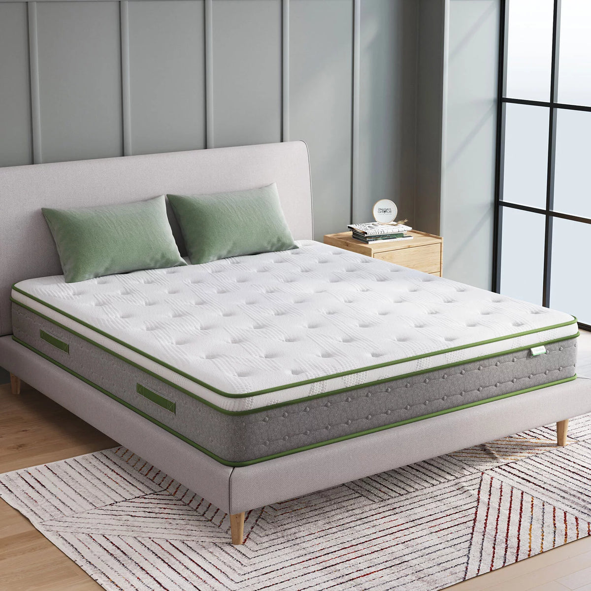 10 inch Memory Foam Hybrid Pocket Spring Mattress King O19418