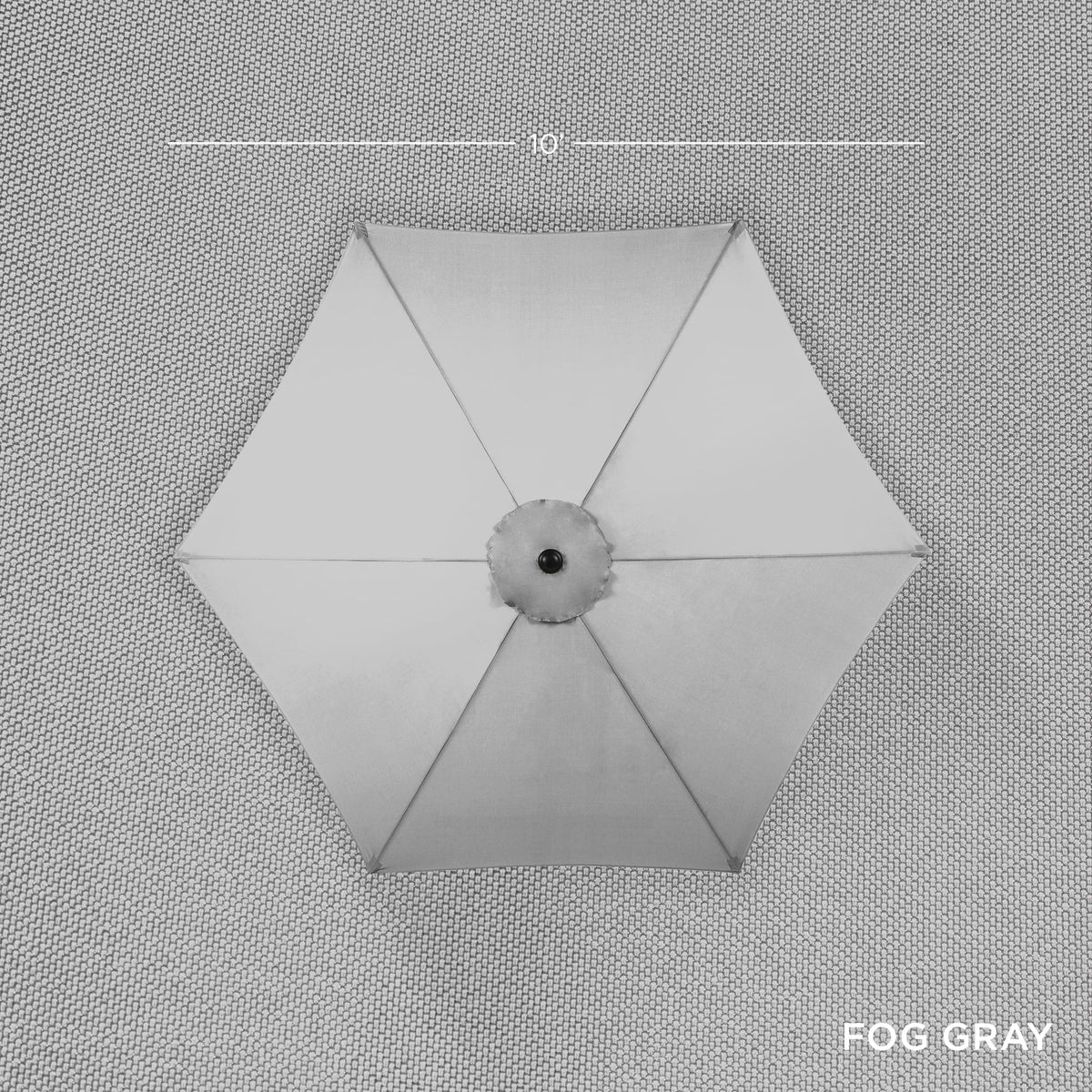 10ft Steel Patio Umbrella with Crank and Tilt E21183