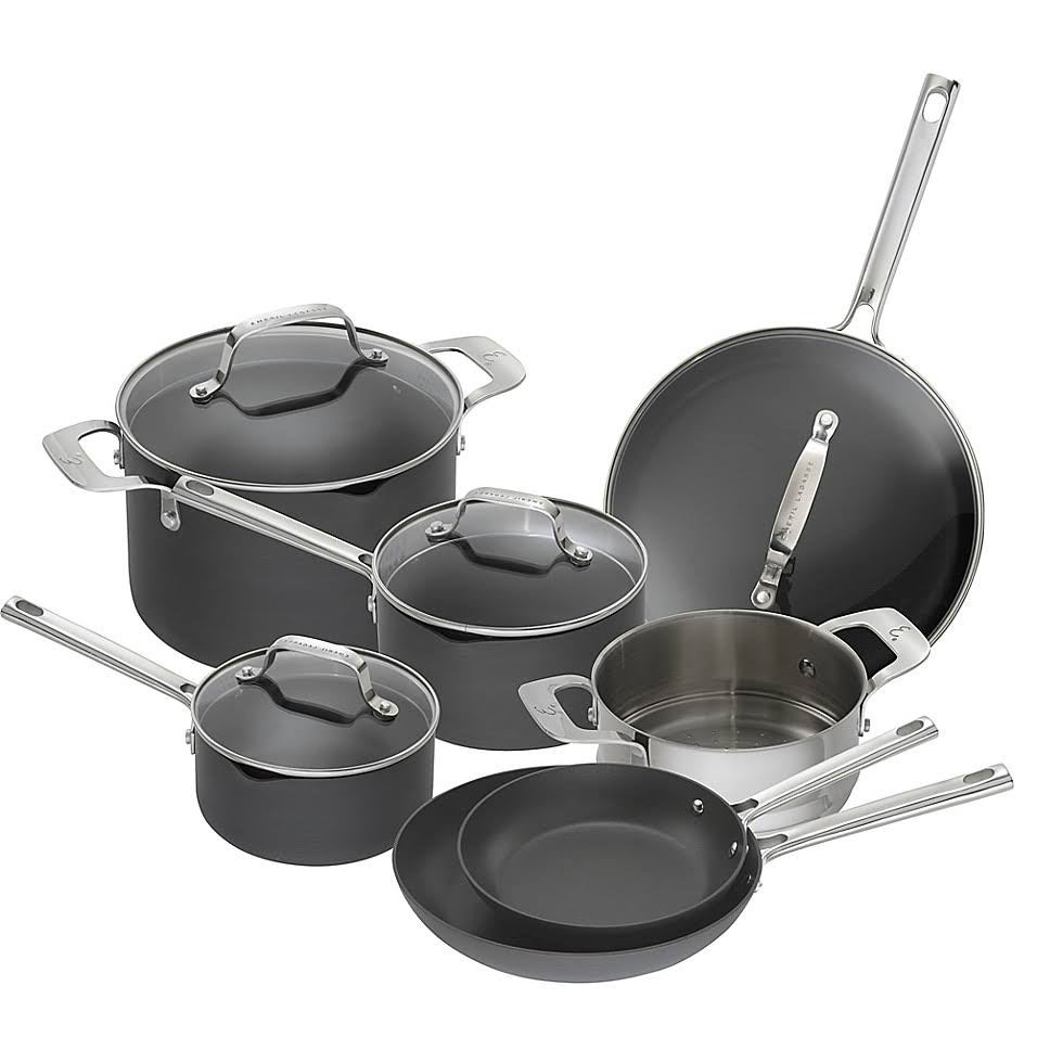 11-Piece Hard Anodized Cookware Set K876