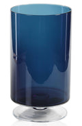Midnight Blue Tall Hurricane on Footed Base A648