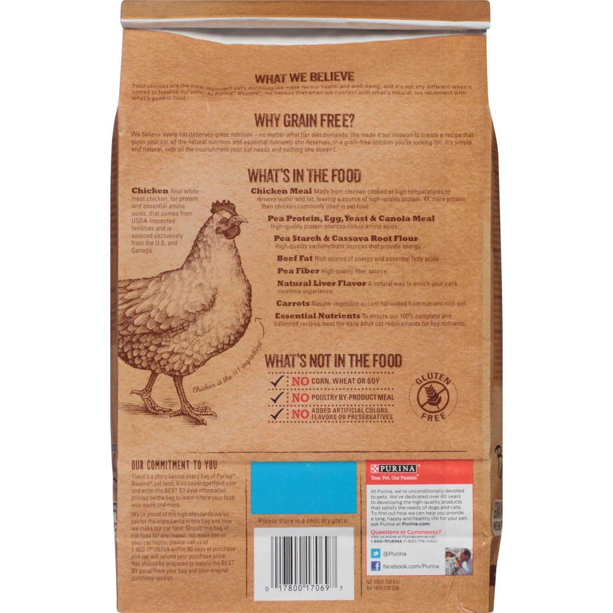 Grain Free White Meat Chicken & Egg Recipe Dry Cat Food K160